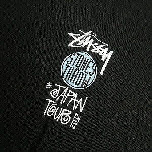 STUSSY ステューシー ×STONES THROW JAPAN TOUR 2012 TEE BLACK Tシャツ 黒 Size 【L】 【新古品・未使用品】 20809171