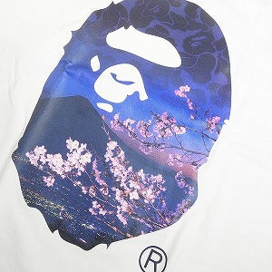 A BATHING APE ア ベイシング エイプ SAKURA PHOTO APE HEAD TEE WHITE Tシャツ 白 Size 【L】 【新古品・未使用品】 20809184