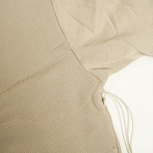 Fear of God フィアーオブゴッド ESSENTIALS Fleece Hoodie DESERT SAND パーカー サンド Size 【L】 【新古品・未使用品】 20809226