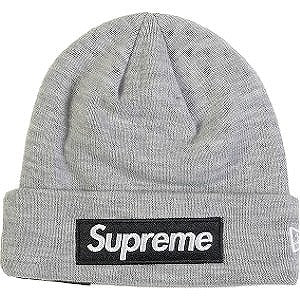 SUPREME シュプリーム 22AW New Era Box Logo Beanie Heather Grey ボックスロゴビーニー 灰 Size 【フリー】 【新古品・未使用品】 20809239