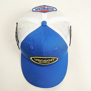 SUPREME シュプリーム ×HYSTERIC GLAMOUR×VANSON 24AW Leathers Mesh Back 6-Panel Blue メッシュキャップ 青 Size 【フリー】 【新古品・未使用品】 20809265