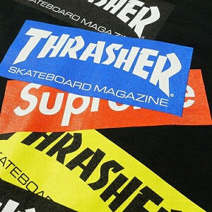 SUPREME シュプリーム ×Thrasher スラッシャー 21AW Multi logo L/S Tee Black  ロンT 黒 Size 【L】 【新古品・未使用品】 20809328