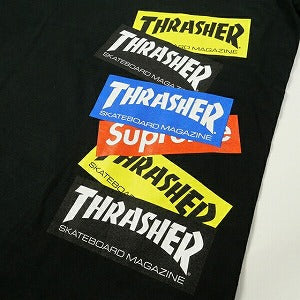 SUPREME シュプリーム ×Thrasher スラッシャー 21AW Multi logo L/S Tee Black  ロンT 黒 Size 【L】 【新古品・未使用品】 20809328