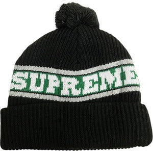 SUPREME シュプリーム 24AW Big Stripe Beanie Black ビーニー 黒 Size 【フリー】 【新古品・未使用品】 20809386