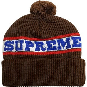 SUPREME シュプリーム 24AW Big Stripe Beanie Brown ビーニー 茶 Size 【フリー】 【新古品・未使用品】 20809390