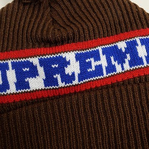 SUPREME シュプリーム 24AW Big Stripe Beanie Brown ビーニー 茶 Size 【フリー】 【新古品・未使用品】 20809390