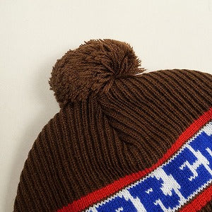 SUPREME シュプリーム 24AW Big Stripe Beanie Brown ビーニー 茶 Size 【フリー】 【新古品・未使用品】 20809390