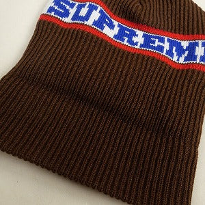 SUPREME シュプリーム 24AW Big Stripe Beanie Brown ビーニー 茶 Size 【フリー】 【新古品・未使用品】 20809390