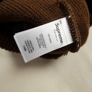 SUPREME シュプリーム 24AW Big Stripe Beanie Brown ビーニー 茶 Size 【フリー】 【新古品・未使用品】 20809390