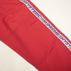 SUPREME シュプリーム ×HYSTERIC GLAMOUR 24AW Track Pant Red トラックパンツ 赤 Size 【S】 【新古品・未使用品】 20809399