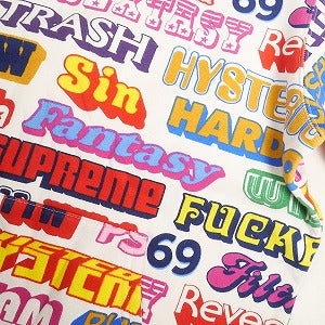 SUPREME シュプリーム ×HYSTERIC GLAMOUR 17AW Text Hooded Sweatshirt White スウェットパーカー 白 Size 【S】 【新古品・未使用品】 20809452