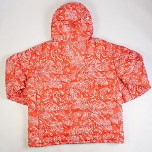 SUPREME シュプリーム 22AW Micro Down Half Zip Hooded Pullover Red Paisley ジャケット 赤 Size 【L】 【新古品・未使用品】 20809453