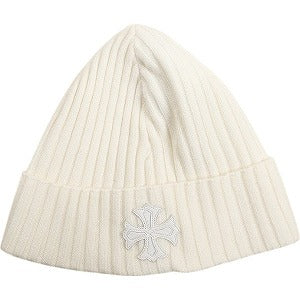 CHROME HEARTS クロム・ハーツ R P Mcmurphy Cashmere CH Plus PTCH White ビーニー 白 Size 【フリー】 【新古品・未使用品】 20809505