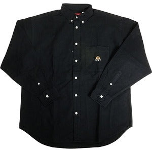 SUPREME シュプリーム 24AW Loose Fit Flannel Oxford Shirt Black 長袖シャツ 黒 Size 【S】 【新古品・未使用品】 20809590