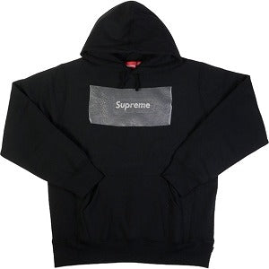 SUPREME シュプリーム ×Swarovski 19SS 25th Anniversary Box Logo Hooded Black スウェットパーカー 黒 Size 【L】 【新古品・未使用品】 20809597