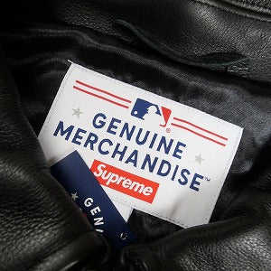 SUPREME シュプリーム ×New York Yankees 22AW Kanji Leather Varsity Jacket Black スタジャン 黒 Size 【XL】 【新古品・未使用品】 20809598