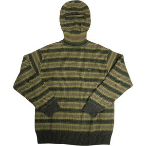 SUPREME シュプリーム 22AW Small Box Balaclava Turtleneck Sweater Olive Stripe バラクラバパーカー オリーブ Size 【L】 【新古品・未使用品】 20809600