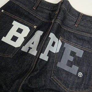 A BATHING APE ア ベイシング エイプ バックBAPEロゴデニムショーツ インディゴ Size 【M】 【中古品-良い】 20809622