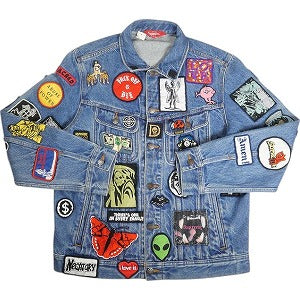 SUPREME シュプリーム 18SS Patches Denim Trucker Jacket Blue デニムジャケット インディゴ Size 【S】 【新古品・未使用品】 20809670