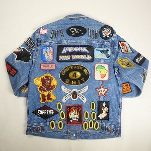 SUPREME シュプリーム 18SS Patches Denim Trucker Jacket Blue デニムジャケット インディゴ Size 【S】 【新古品・未使用品】 20809670