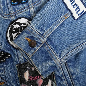 SUPREME シュプリーム 18SS Patches Denim Trucker Jacket Blue デニムジャケット インディゴ Size 【S】 【新古品・未使用品】 20809670