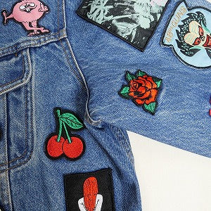 SUPREME シュプリーム 18SS Patches Denim Trucker Jacket Blue デニムジャケット インディゴ Size 【S】 【新古品・未使用品】 20809670