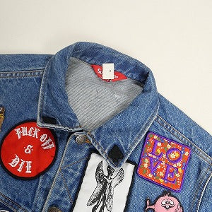 SUPREME シュプリーム 18SS Patches Denim Trucker Jacket Blue デニムジャケット インディゴ Size 【S】 【新古品・未使用品】 20809670