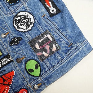 SUPREME シュプリーム 18SS Patches Denim Trucker Jacket Blue デニムジャケット インディゴ Size 【S】 【新古品・未使用品】 20809670