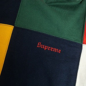 SUPREME シュプリーム 17AW Patchwork Hooded Sweatshirt Navy スウェットパーカー 紺 Size 【S】 【中古品-良い】 20809672