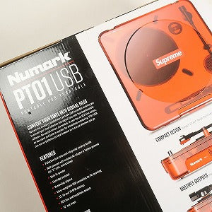 SUPREME シュプリーム ×Numark 20SS PT01 Portable Turntable Red ターンテーブル 赤 Size 【フリー】 【新古品・未使用品】 20809673