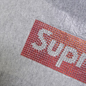 SUPREME シュプリーム ×Swarovski 19SS 25th Anniversary Box Logo Hooded Sweatshirt Gray スウェットパーカー 灰 Size 【S】 【新古品・未使用品】 20809683