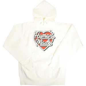 HUMAN MADE ヒューマンメイド 24AW HEAVYWEIGHT HOODIE WHITE パーカー HM28CS046 白 Size 【S】 【新古品・未使用品】 20809707