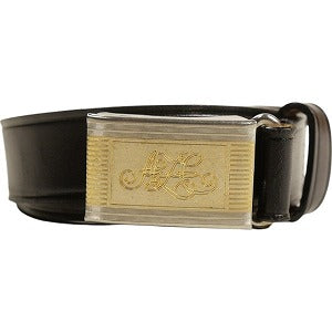 At Last ＆ Co アットラスト/BUTCHER PRODUCTS ブッチャープロダクツ INITIAL BELT BLACK ベルト 黒 Size 【34】 【中古品-良い】 20809796