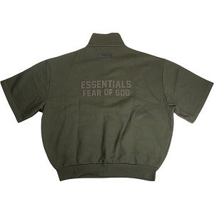 Fear of God フィアーオブゴッド ESSENTIALS Off black HALF ZIP 3/4 SLEEVE SHIRT ハーフジップ 黒 Size 【M】 【中古品-非常に良い】 20809799