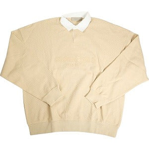 Fear of God フィアーオブゴッド ESSENTIALS HENLEY RUGBY SAND ポロシャツ サンド Size 【M】 【新古品・未使用品】 20809800