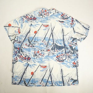 At Last ＆ Co アットラスト/BUTCHER PRODUCTS ブッチャープロダクツ HAWAIIAN SHIRT S-S YACHT WHITE 半袖ハワイアンシャツ 白 Size 【16.5】 【中古品-ほぼ新品】 20809868