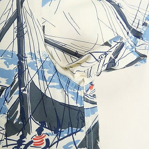 At Last ＆ Co アットラスト/BUTCHER PRODUCTS ブッチャープロダクツ HAWAIIAN SHIRT S-S YACHT WHITE 半袖ハワイアンシャツ 白 Size 【16.5】 【中古品-ほぼ新品】 20809868