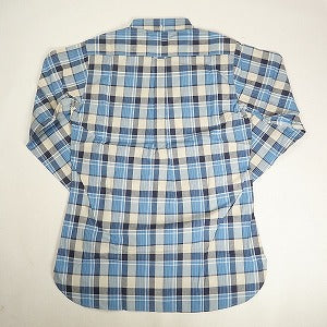 At Last ＆ Co アットラスト/BUTCHER PRODUCTS ブッチャープロダクツ CHECK SHIRT B.D BLUE 長袖シャツ 青 Size 【14.5】 【新古品・未使用品】 20809871