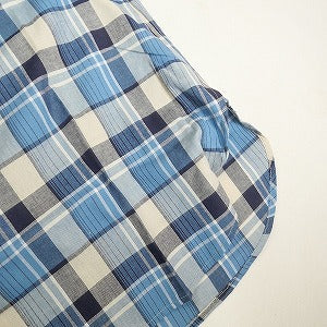 At Last ＆ Co アットラスト/BUTCHER PRODUCTS ブッチャープロダクツ CHECK SHIRT B.D BLUE 長袖シャツ 青 Size 【14.5】 【新古品・未使用品】 20809871