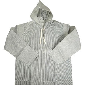 At Last ＆ Co アットラスト/BUTCHER PRODUCTS ブッチャープロダクツ SAIL HOODIE JACKET HICKORY ジャケット インディゴ Size 【42】 【新古品・未使用品】 20809874