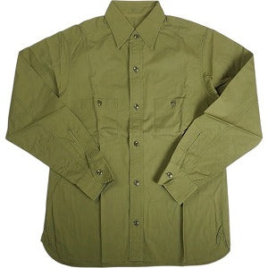 At Last ＆ Co アットラスト/BUTCHER PRODUCTS ブッチャープロダクツ N-3 SHIRT OLIVE 長袖シャツ オリーブ Size 【14.5】 【中古品-良い】 20809875