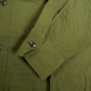 At Last ＆ Co アットラスト/BUTCHER PRODUCTS ブッチャープロダクツ N-3 SHIRT OLIVE 長袖シャツ オリーブ Size 【14.5】 【中古品-良い】 20809875