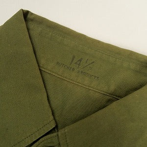 At Last ＆ Co アットラスト/BUTCHER PRODUCTS ブッチャープロダクツ N-3 SHIRT OLIVE 長袖シャツ オリーブ Size 【14.5】 【中古品-良い】 20809875