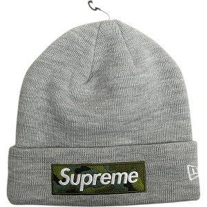 SUPREME シュプリーム 23AW New Era Box Logo Beanie Ash Grey ボックスロゴビーニー 灰 Size 【フリー】 【新古品・未使用品】 20809892