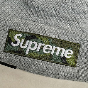 SUPREME シュプリーム 23AW New Era Box Logo Beanie Ash Grey ボックスロゴビーニー 灰 Size 【フリー】 【新古品・未使用品】 20809892