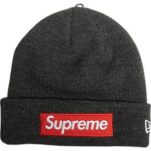 SUPREME シュプリーム 21AW New Era Box Logo Beanie Charcoal BOXロゴビーニー チャコール Size 【フリー】 【新古品・未使用品】 20809904