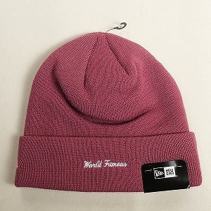 SUPREME シュプリーム 21AW New Era Box Logo Beanie Plum BOXロゴビーニー エンジ Size 【フリー】 【新古品・未使用品】 20809906