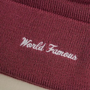 SUPREME シュプリーム 21AW New Era Box Logo Beanie Plum BOXロゴビーニー エンジ Size 【フリー】 【新古品・未使用品】 20809906