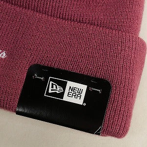 SUPREME シュプリーム 21AW New Era Box Logo Beanie Plum BOXロゴビーニー エンジ Size 【フリー】 【新古品・未使用品】 20809906