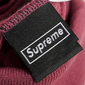 SUPREME シュプリーム 21AW New Era Box Logo Beanie Plum BOXロゴビーニー エンジ Size 【フリー】 【新古品・未使用品】 20809906